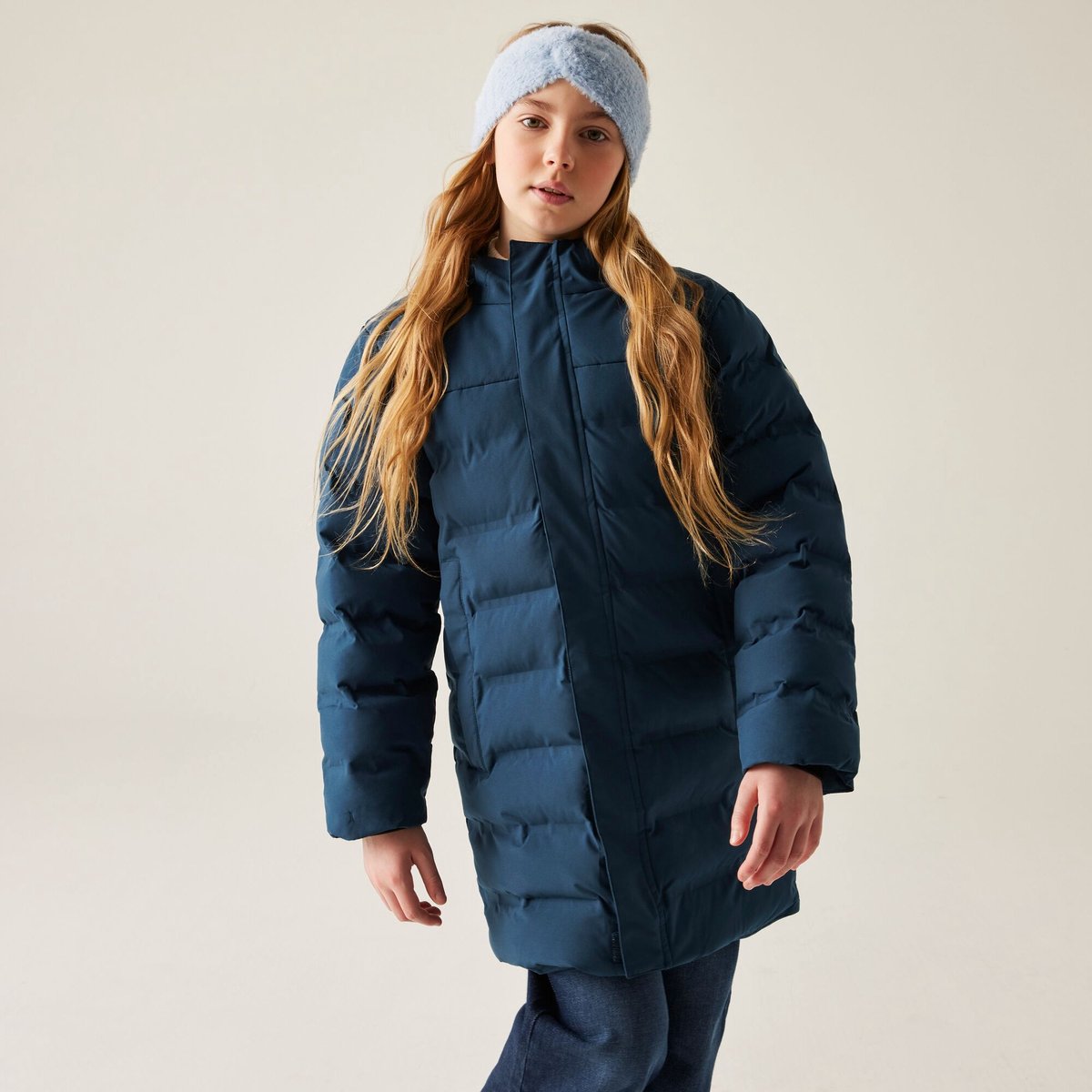 Wander waterdichte ademende isolerende jas voor kinderen Blauw