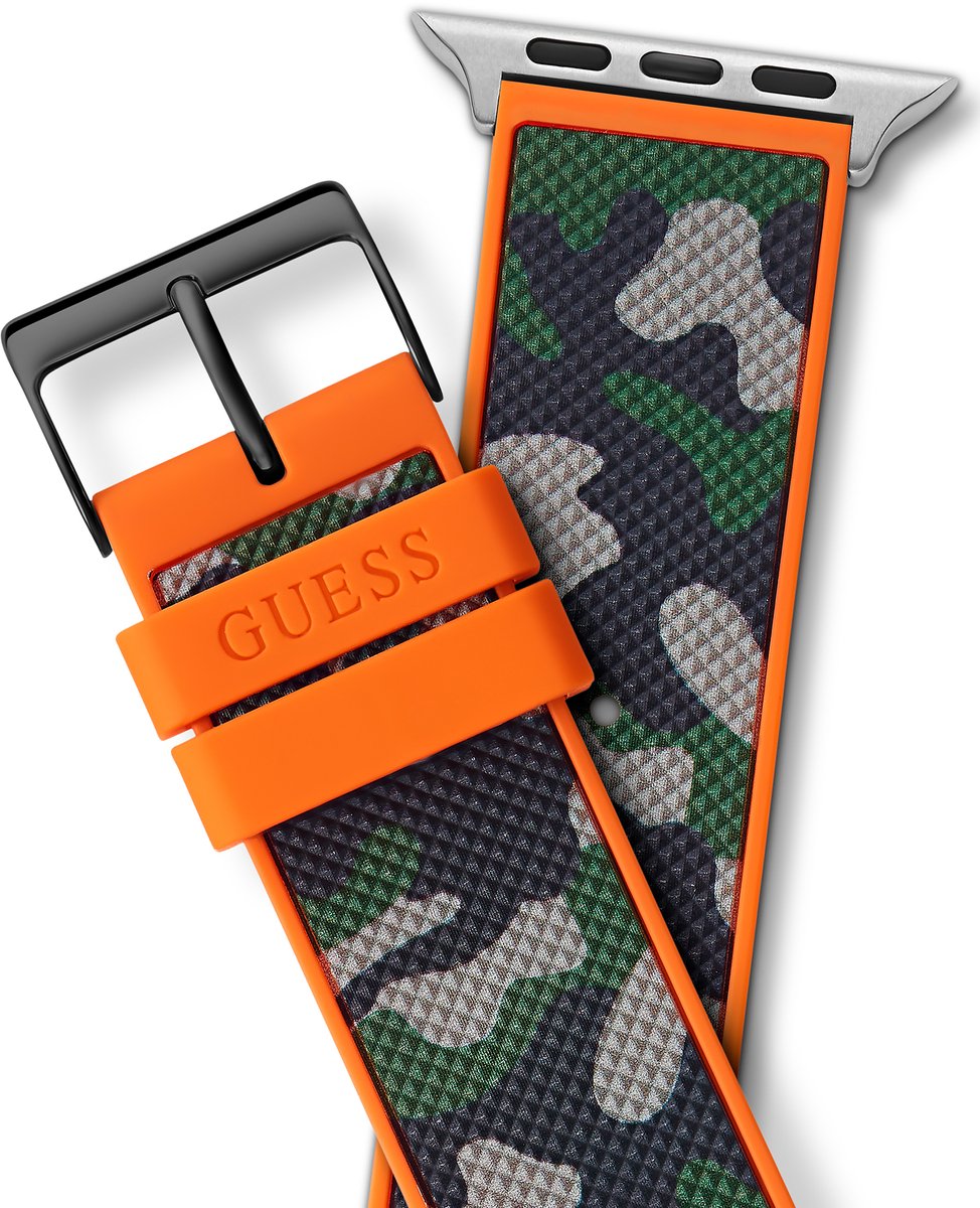 Guess Guess Apple Band Watch Straps Groente Armband: 100% Silicone Not Applicable CS3002S2