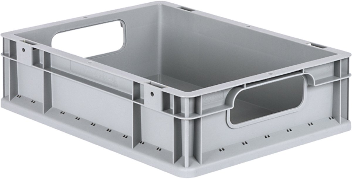 allit transportbox ProfiPlus EuroEco O417, grijs, 400×300×170 mm