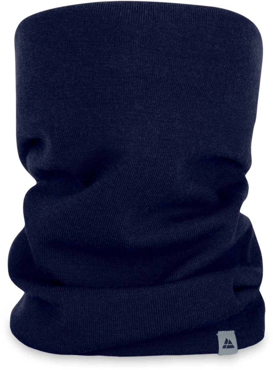 DANISH ENDURANCE Colsjaal met Merinowol- Veelzijdig - Donker Marineblauw