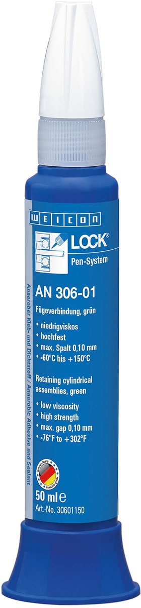 Weicon WEICONLOCK AN 306-01 – Groen – Laagviskeus – 50 ml