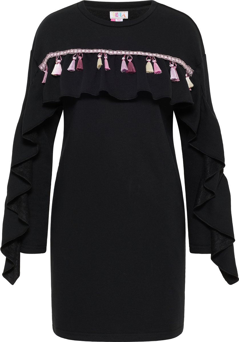 IZIA Sweat jurk zwart