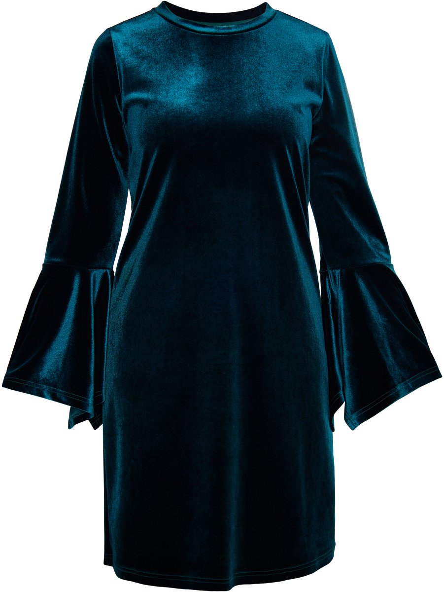 usha Fluwelen mini-jurk