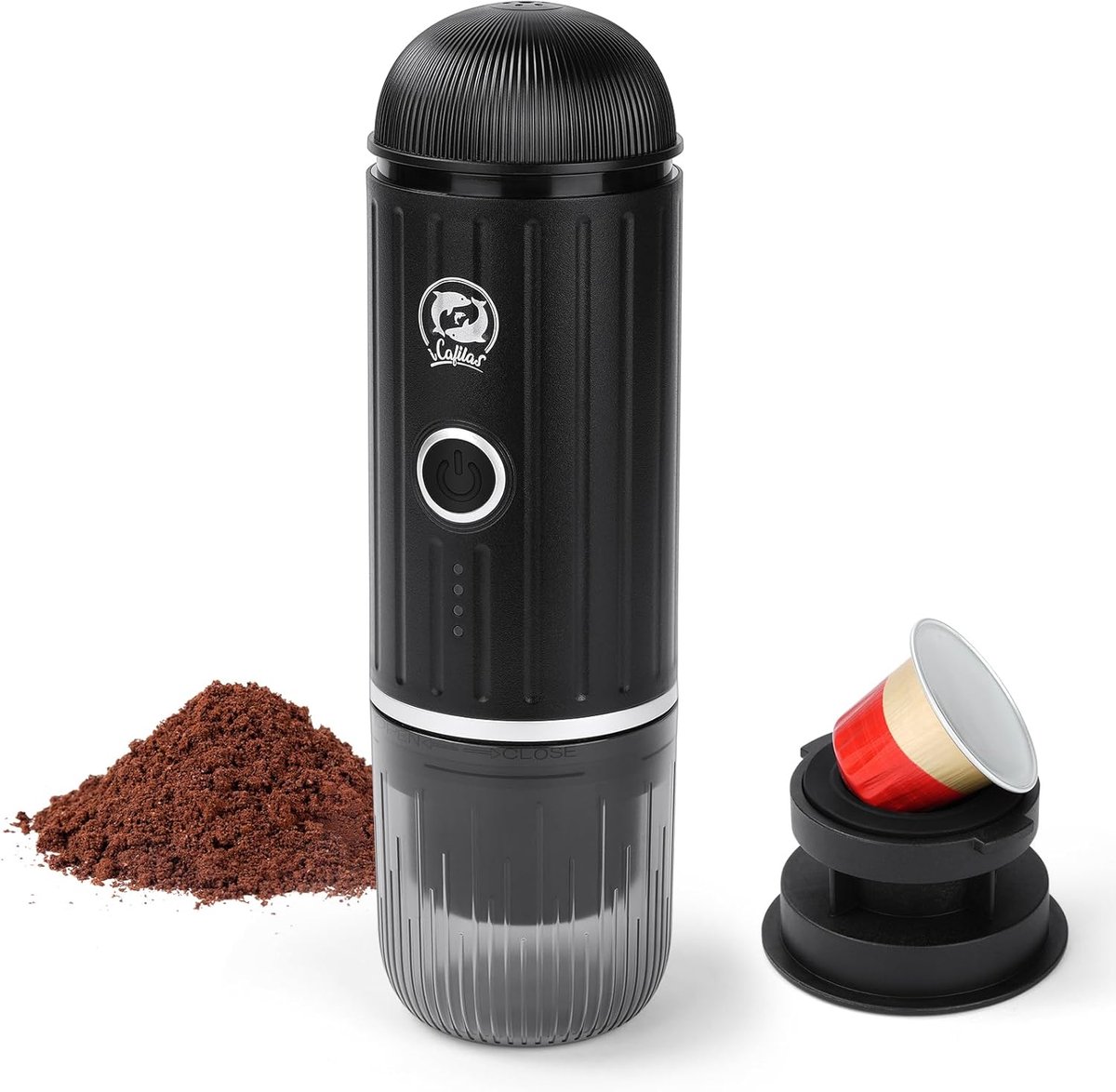 Draagbare Elektrische Espressomachine voor Koffie On-the-Go | Mini Koffiezetapparaat met Oplaadbare Batterij