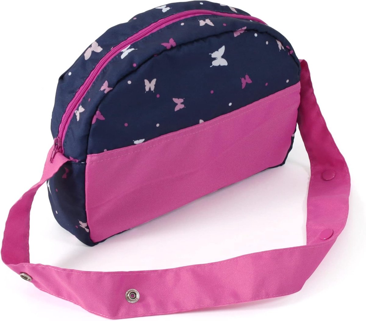 Luiertas voor poppen - Poppenaccessoires, Aankleedkussen en Schoudertas - Marineblauw
