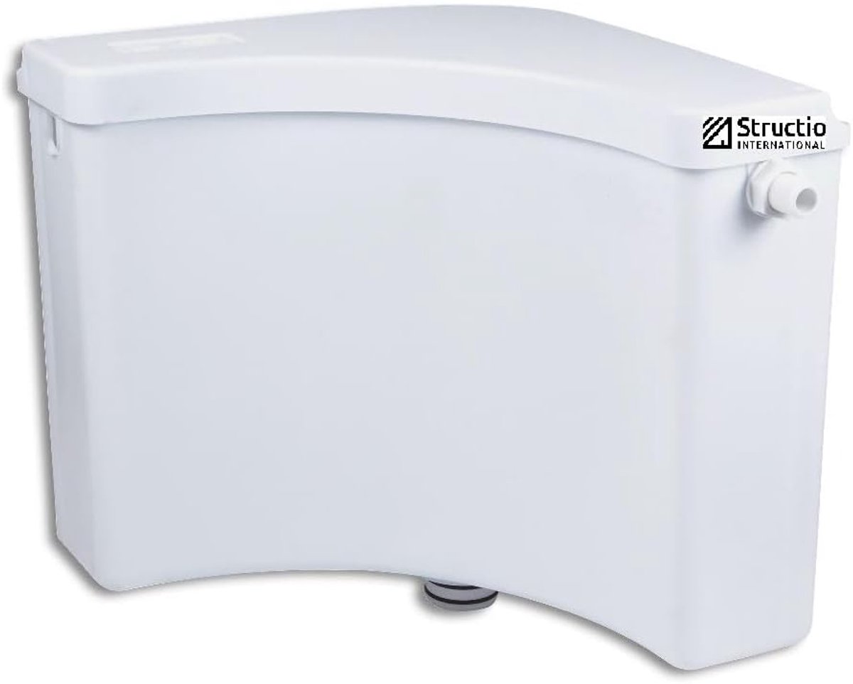 Hoekspoelbak voor toiletten - Diepspoelbak in kunststof