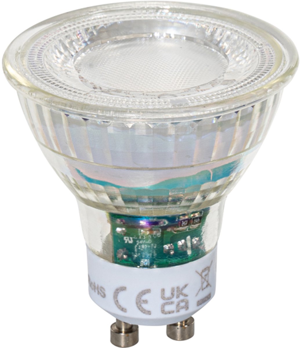 LUEDD GU10 50mm dimbare LED lamp helder 2.5W 450 lm 3000K