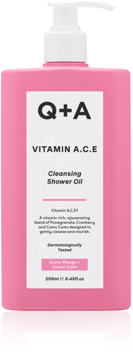 Q+A Vitamin A.C.E. Shower Oil - 250 ml