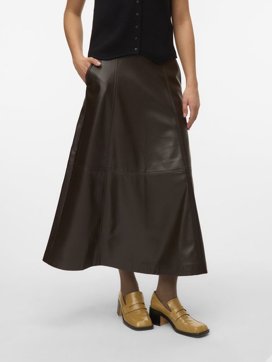 VERO MODA - VMOLIVE HW JUPE CHEVILLE ENDUITE PRM - Femme - Jupes