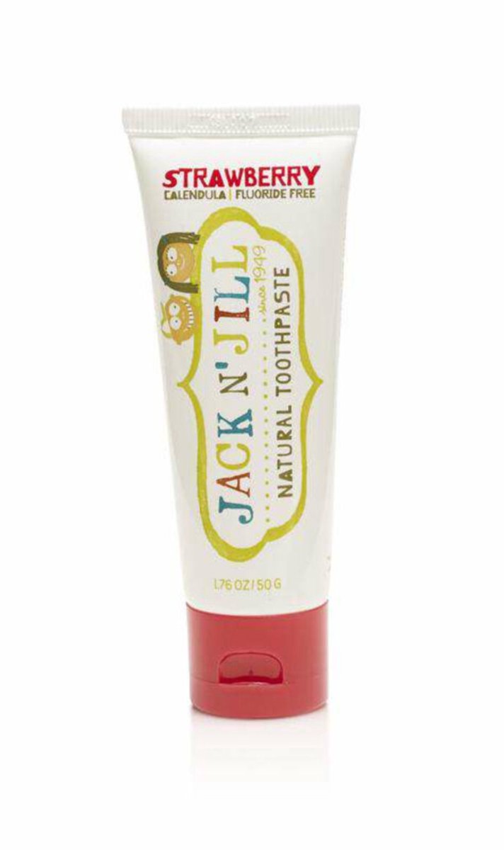 Jack n Jill Tandpasta Strawberry - 3 x 50 gr - Voordeelverpakking
