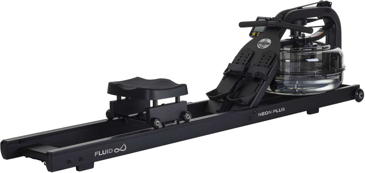Fluid Rower Neon Plus roeitrainer zwart