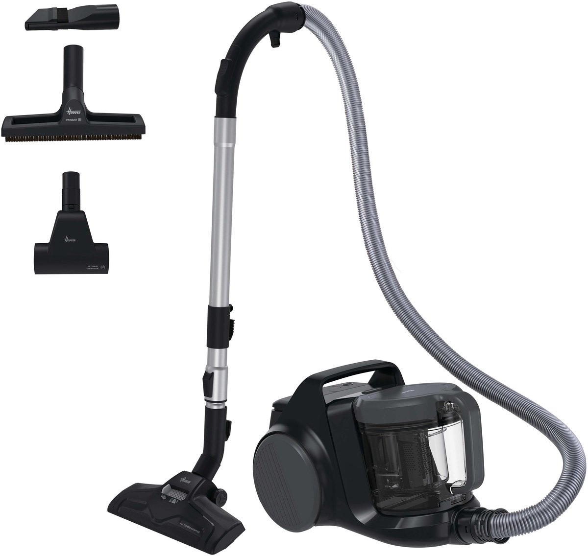 Hoover HP2 Turbo Move HP210P 011 2,5 l Cilinderstofzuiger Droog 800 W Zakloos