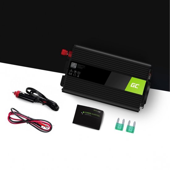 GREEN CELL 12V| Voltage Auto Omvormer 12V naar 220V/230V, 300W(continu) Gemodificeerde sinusgolf van Green Cell — afbeelding 4