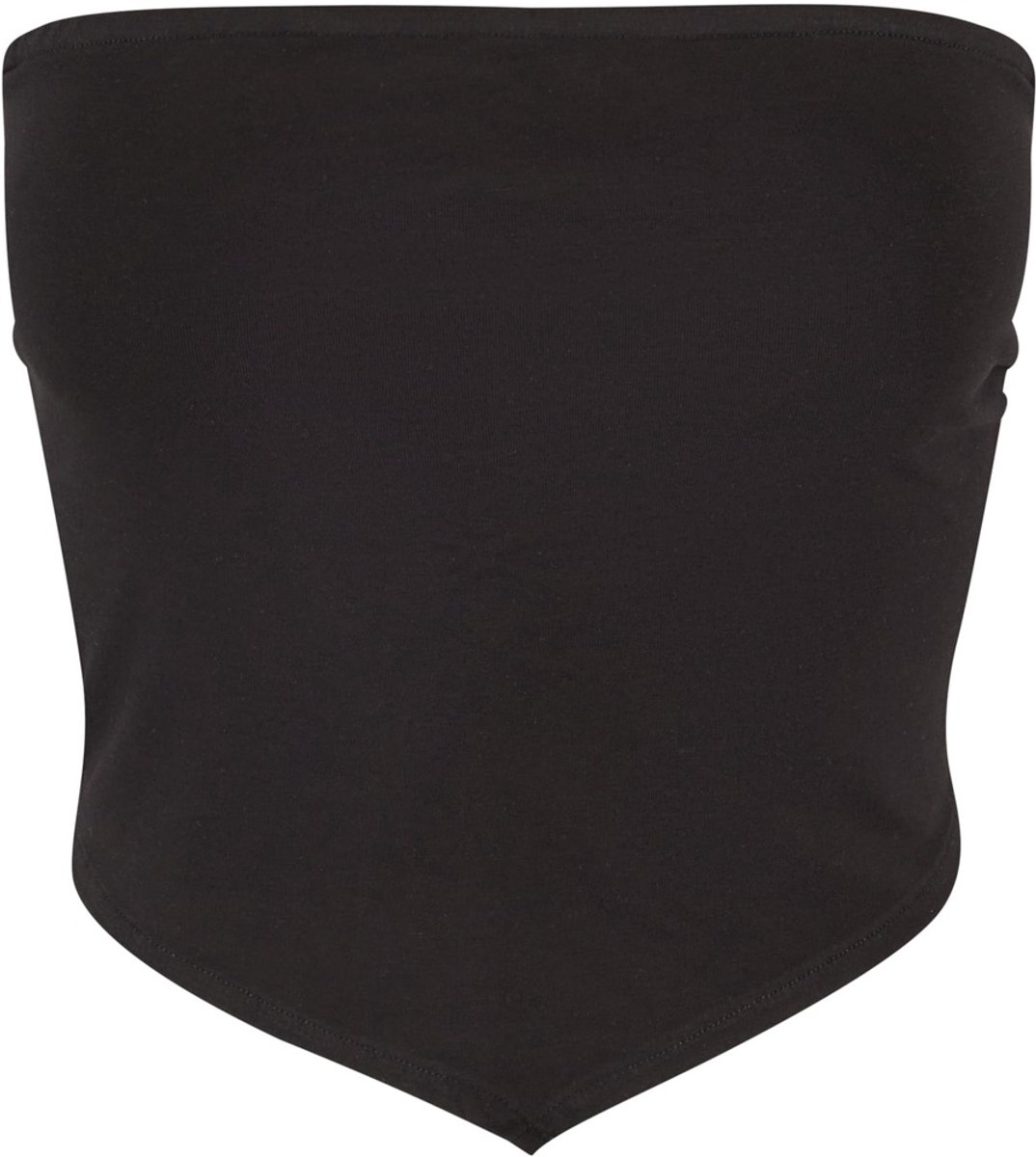 Urban Classics Knotted Bandeau Dames Top – S Zwart