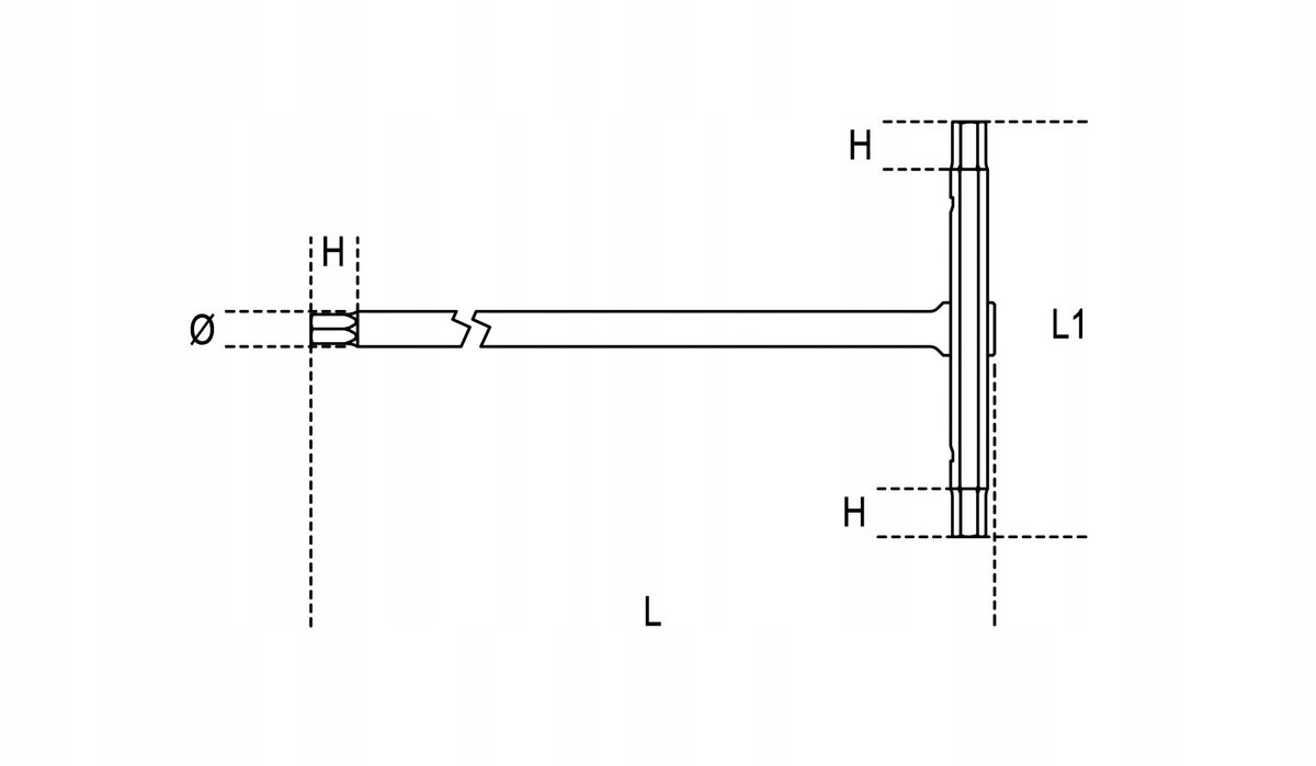 Beta T-sleutel Inbus 2mm - Professioneel Gereedschap