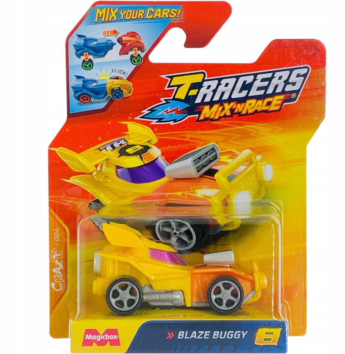T-Racers 2.0 Blaze Buggy 8 Mix 'n Race - Unieke Voertuigen