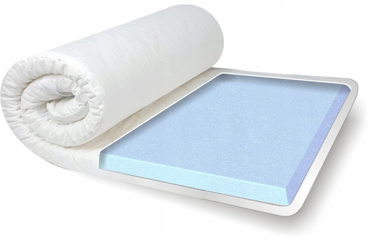 Topper Matras 160x200cm Schuim PUR - Verbetert Slaapcomfort