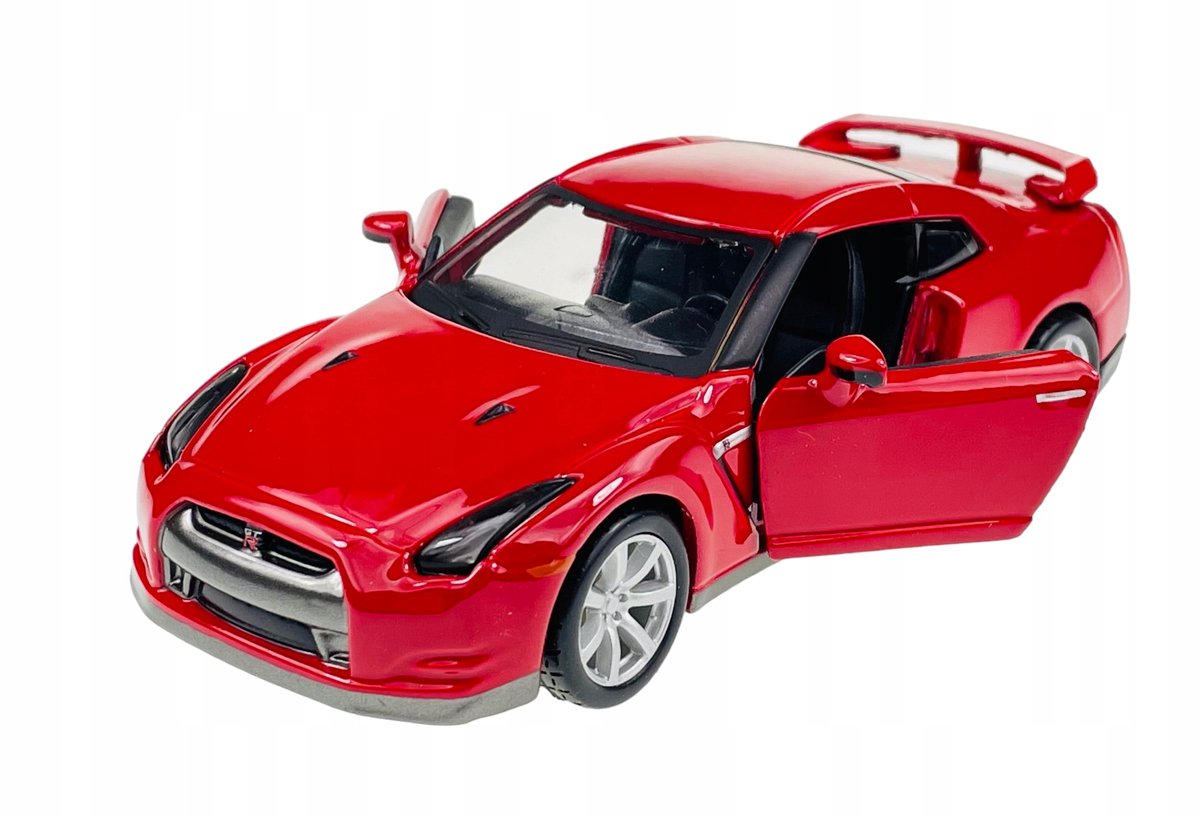 Bburago Nissan GT-R R35 Rood Metaal 1:32 Model Auto