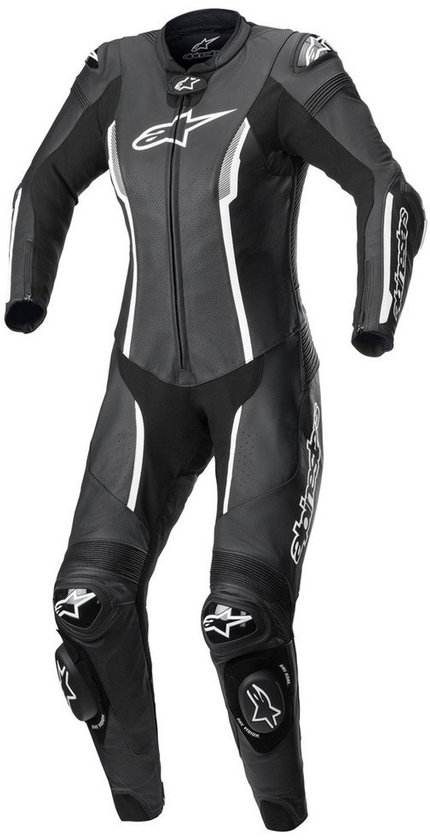 Alpinestars Stella Missile V2 1-Delig Pak Zwart Wit - Maat 38 - Racepak