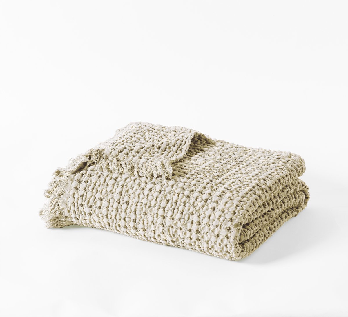 Vital Home Katoenen Bedsprei 140x220 cm - Caffe Latte