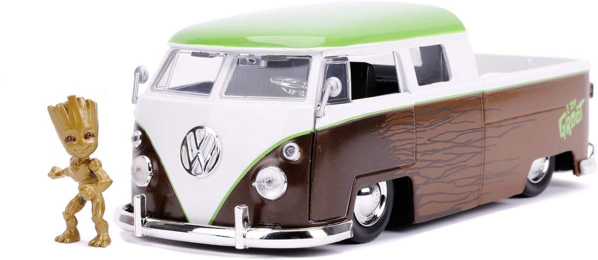 Jada Guardians of the Galaxy 1963 VW-buspick-up met grote 1:24