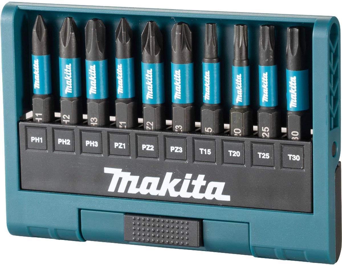 Makita E-12011 10-delige Impact Black Bit Set van Makita — cadeau in Tuin & Klussen - foto 3