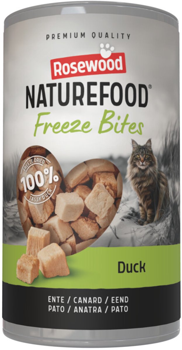 Rosewood Naturefood Kattensnack Freeze Bites Duck - 30 gr
