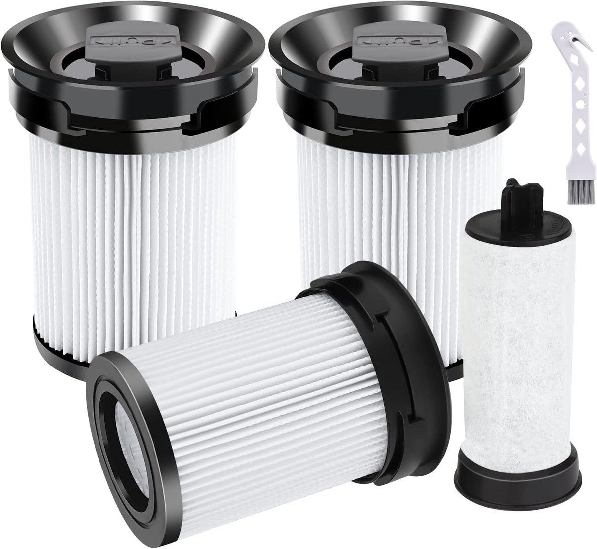 3 stuks Stofzuiger filter - met krabber - Geschikt voor Miele TriFlex HX1 filterpatroon - 83*112*44mm - wasbare stofzuiger filters - stofzuiger accessoires
