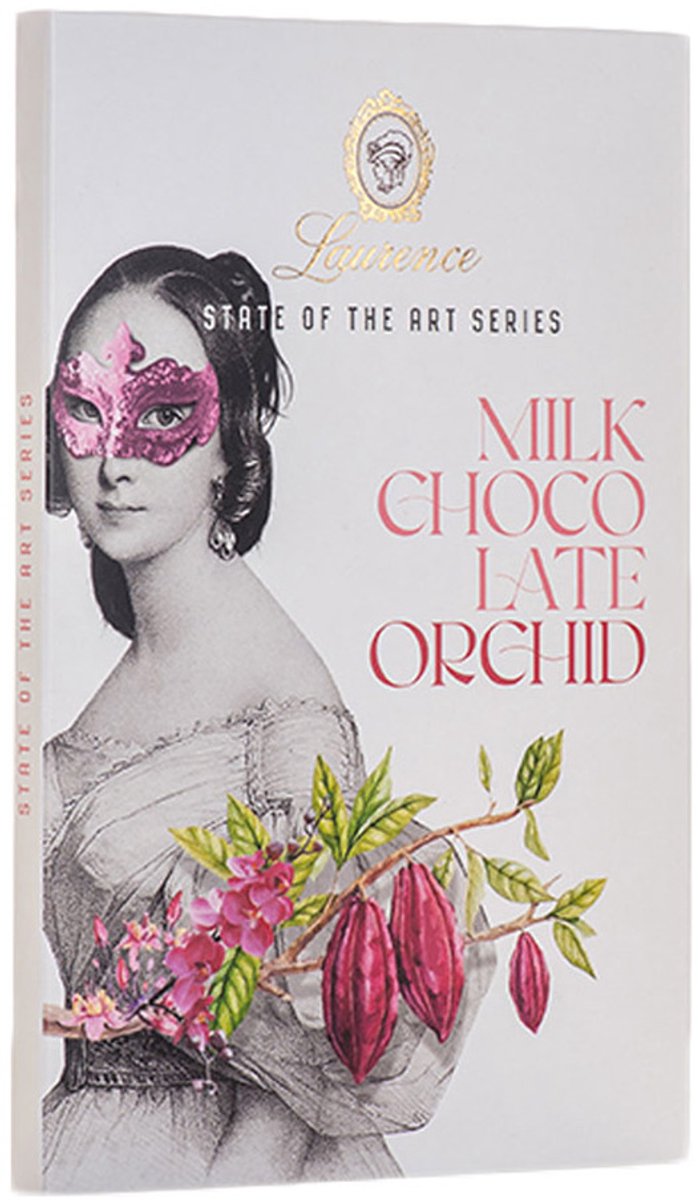 Melkchocolade met orchideeën Laurence, 80 g