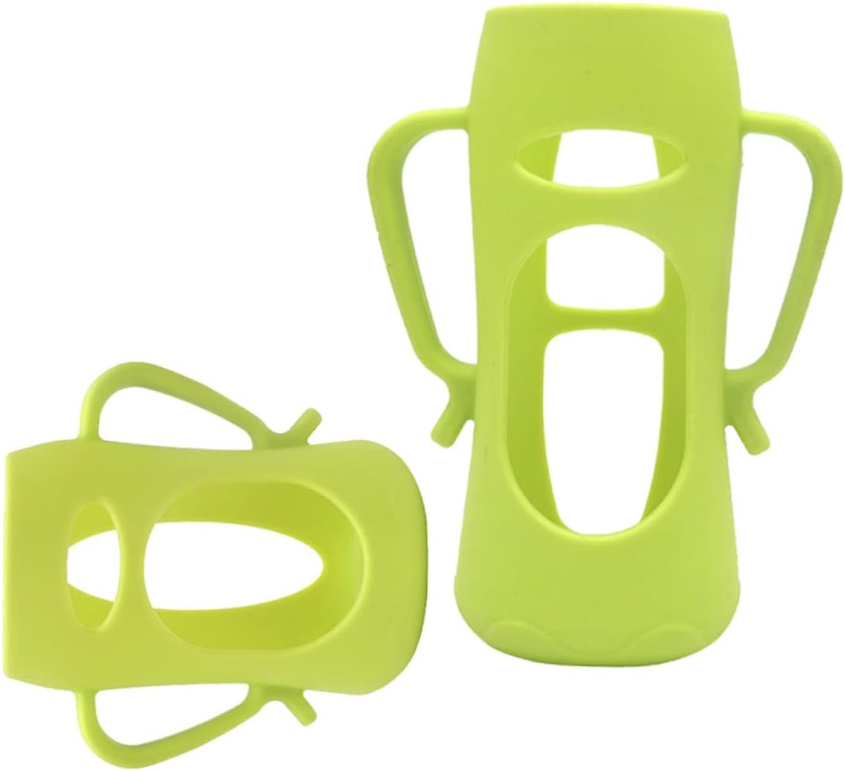 Image of 2 Pcs Baby Bottle Anti-Drop Cover - Baby Glass Bottles - Silicone Infants - Newborn Bottles - Portable Baby Bottle Cover - Accessoires