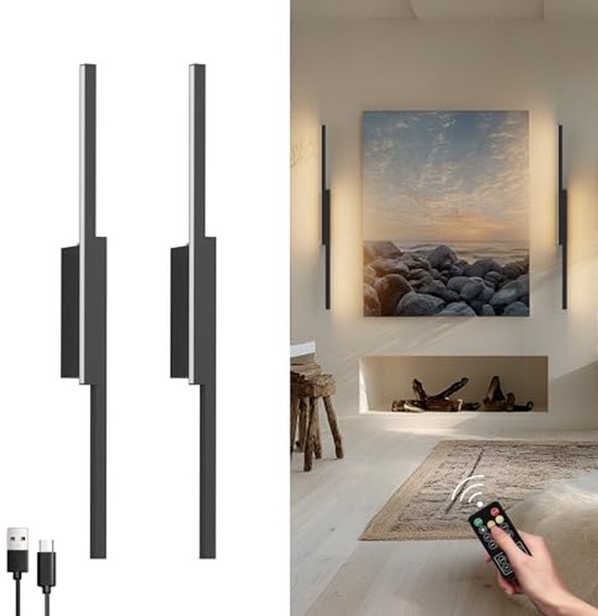Usb Oplaadbare Wandlamp Woonkamer