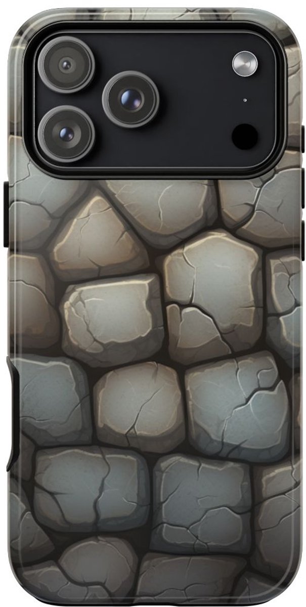 Gestileerd Kasseienpatroon – Telefoonhoesje Geschikt voor iPhone 17 Pro Max