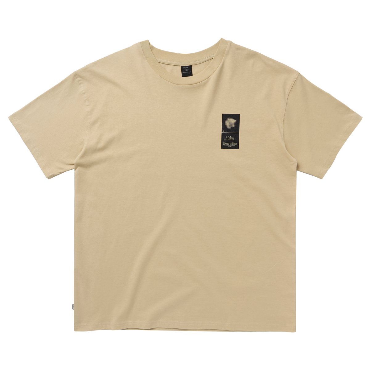 Mystic Pansy Tee Pale Beige