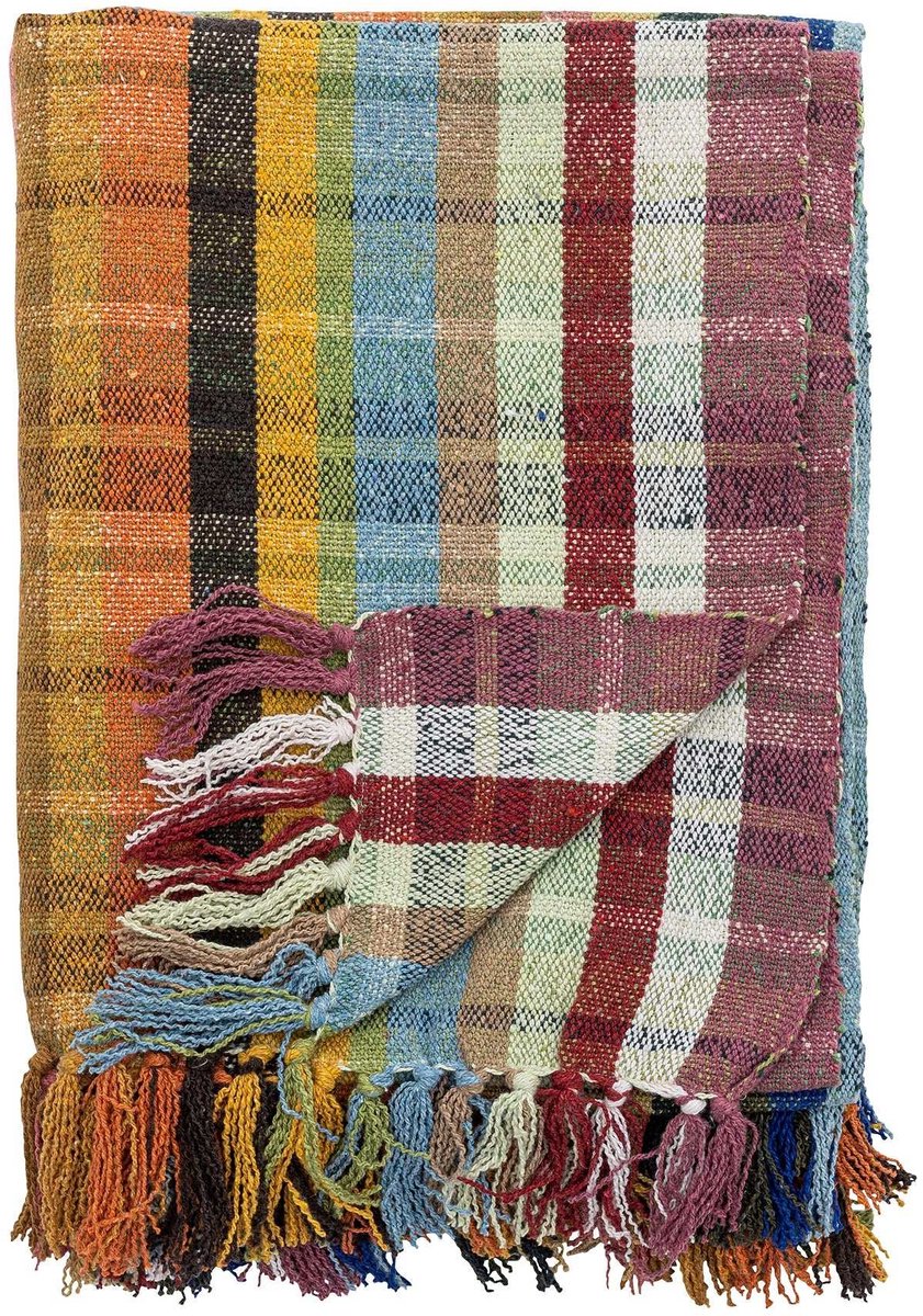 Plaid Elmy oranje – 160 x 0,5 x 130 cm