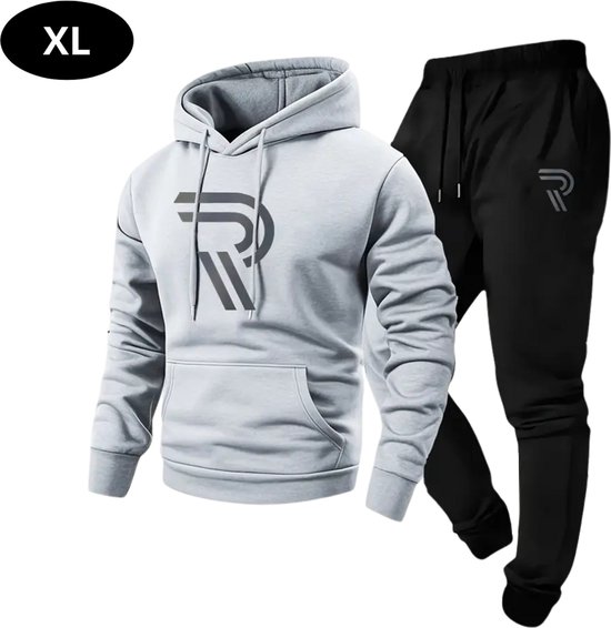 Survêtement Livano Homme - Survêtement d'intérieur - Adultes - Survêtement - Confortable - Survêtement - Pantalon de jogging - Zwart - XL