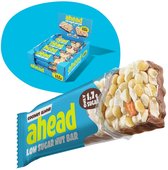 ahead Nut Bars – Notenrepen – Doos 12×35 g – Suikerarm, Vezelrijk, Vegetarisch – 1,6 g Suiker per Reep