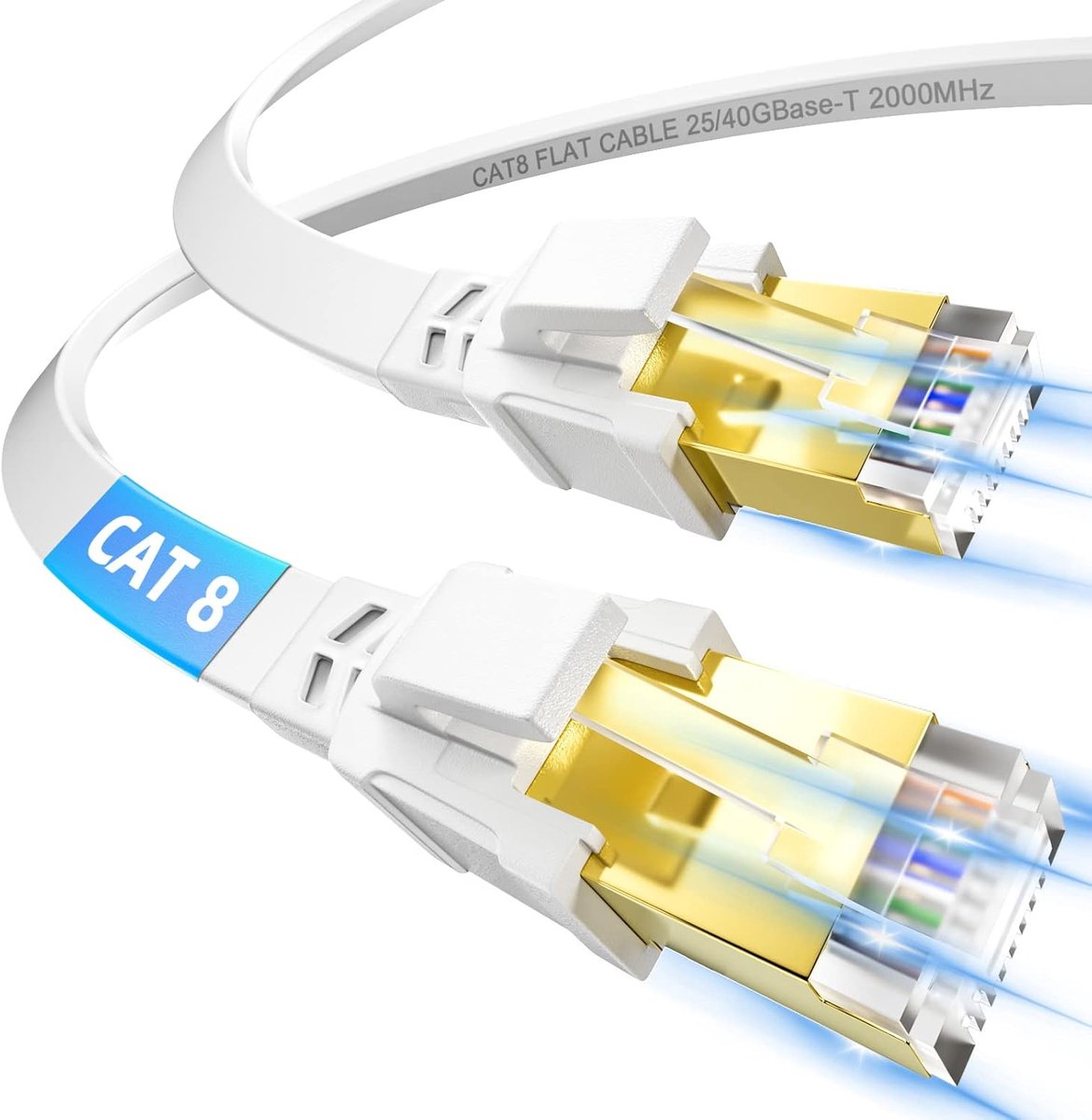 Cat 8 Ethernet Kabel 5m - Hoge Snelheid Netwerkkabel voor Gaming en Streaming