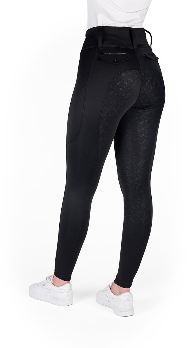 Equithème Paardrijlegging Equithème Alize Full Grip Zwart - 40