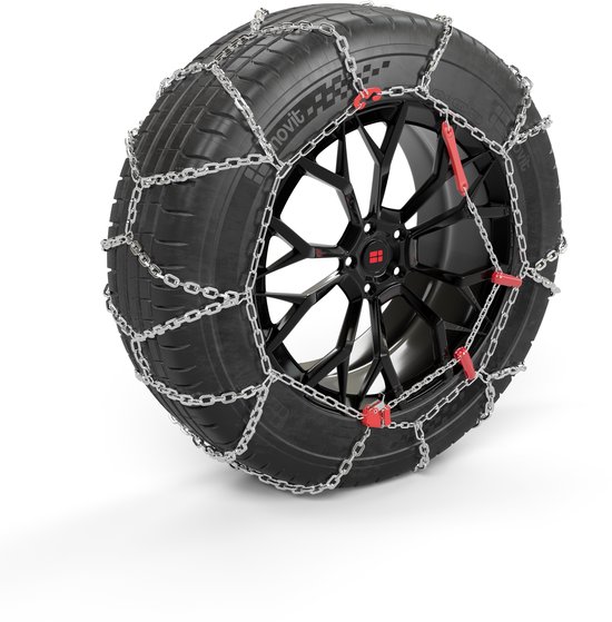 Snovit - 4×4 NEO/480 sneeuwkettingen - Sneeuwkettingen voor bestelwagens, 4x4 voertuigen en SUV´s - Schakel van 13 mm