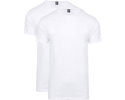 Alan Red Derby O-Hals T-Shirt Wit (2Pack) - Maat M - Heren - Basic T-shirt