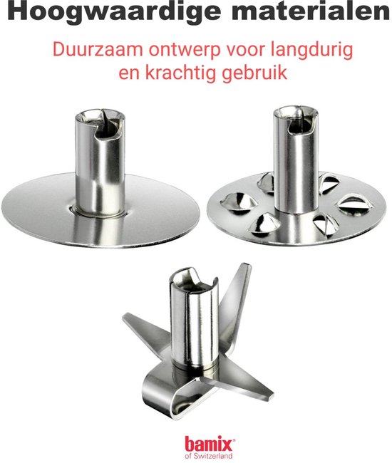 Bamix Staafmixer Swissline M200 Silver - 200 W - Met Accessoires & Smart Helpers van Bamix — afbeelding 3