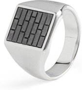 PRINS. Zegelring - PR0006-G-19 - Sterling Zilver - Maat 19