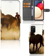 GSM Hoesje Geschikt voor Samsung Galaxy A03s Bookcase Cowboy