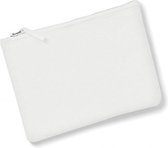 Westford Mill Canvas Accessory Pouch WM530 - Off White - M (22,5 x 16 cm)