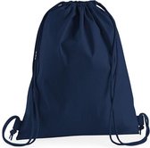 Westford Mill Premium Cotton Gymsac WM210 - French Navy - 37 x 46 cm