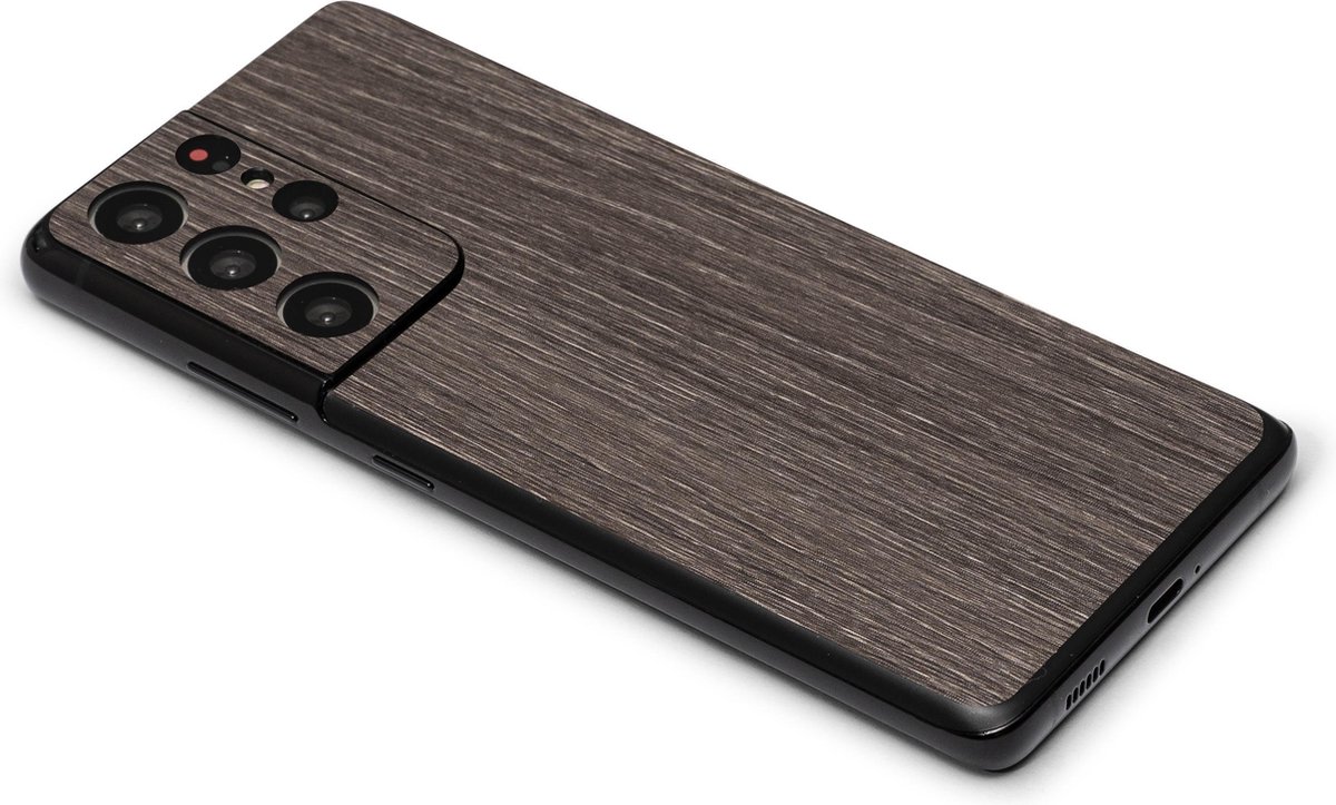ScreenSafe Skin Galaxy S21 Ultra Chocolate Wood