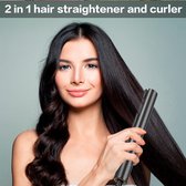 Magic Styler - Pro 2 in 1 Krul en Stijltang - ZWART