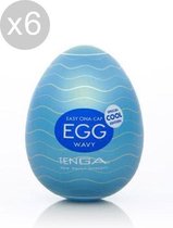 Tenga - Egg Wavy Cool Edition (6 Stuks)
