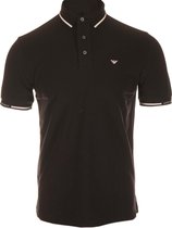 Emporio Armani Polo Zwart  Heren maat S