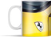 Mok - Ferrari F430 - Auto - Geel - 350 ml - Beker